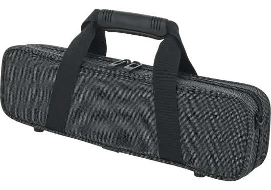 Gator Funda Blanda Flauta Travesera - Gris/Negro, 46.3 x 17 x 9 cm