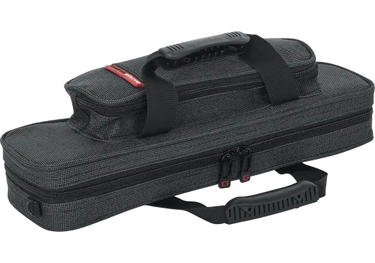 Gator Funda Blanda Flauta Travesera - Gris/Negro, 46.3 x 17 x 9 cm