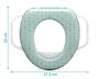 KioKids Petits moments Reductor WC Acolchado con Asas Protector Salpicaduras Verde Salvia +12 Meses
