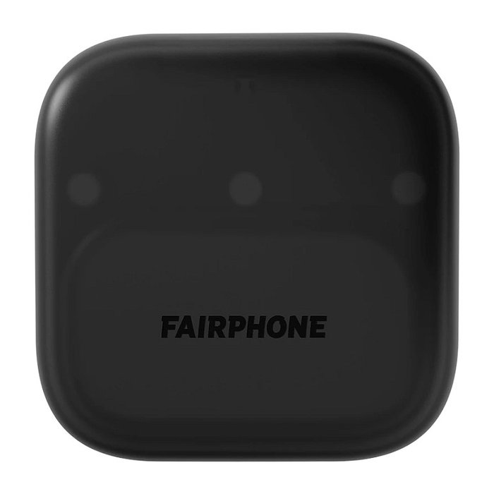 Fairphone Fairbuds V2 - Auriculares Inalámbricos True Wireless con Bluetooth 5.3, Reducción Activa de Ruido (ANC), IP54, 26h de Autonomía, USB-C, Negro