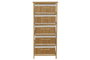 DKD Home Decor Cajonera Bambú Paulownia Natural con 5 cajones