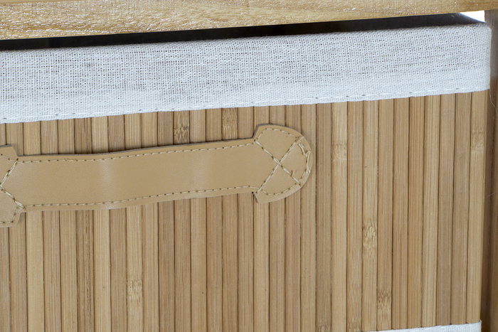 DKD Home Decor Cajonera Bambú Paulownia Natural con 5 cajones