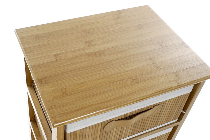 DKD Home Decor Cajonera Bambú Paulownia Natural con 5 cajones