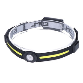 Edm Linterna de cabeza LED recargable 3W + 5W