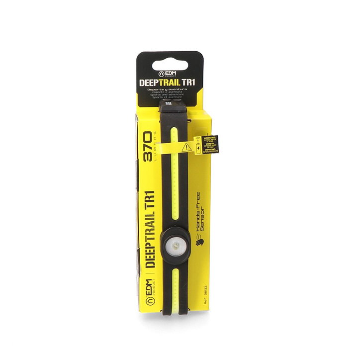 Edm Deeptrail TR1 Linterna frontal LED recargable USB-C