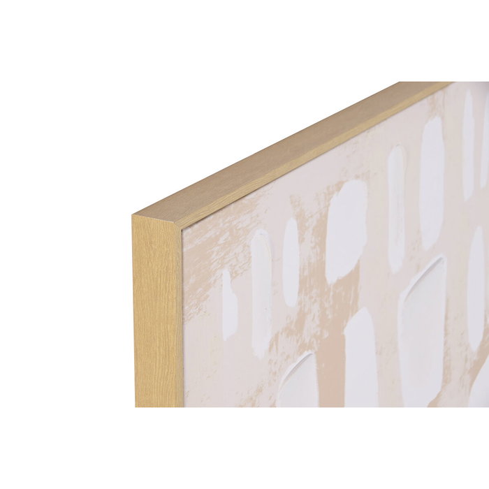 DKD Home Decor Cuadro Lienzo Abstracto Pack de 2 Surtido Beige y Blanco DKD Home Decor Cuadro Lienzo Abstracto Pack de 2 Surtido Beige y Blanco