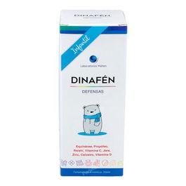 MAHEN Dinafen Infantil Jarabe para Niños 250ml con Equinácea, Propóleo, Reishi, Zinc y Vitaminas C y D