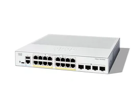 Cisco Catalyst 1300-16P-4X, Switch Gestionado 16 Puertos GE PoE, 4x10GE SFP+
