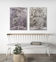 DKD Home Decor Cuadro Lienzo Pino Buda Gel Surtido de 2 Unidades