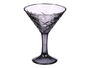 Vivalto Copa Troquelada Martini 220 ml Humo Gris 11.5x15x11.5 cm (Set de 24)