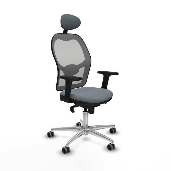 PIQUERAS Y CRESPO Silla de oficina Jorquera Gris con mecanismo Sincro PIQUERAS Y CRESPO Silla de oficina Jorquera Gris con mecanismo Sincro
