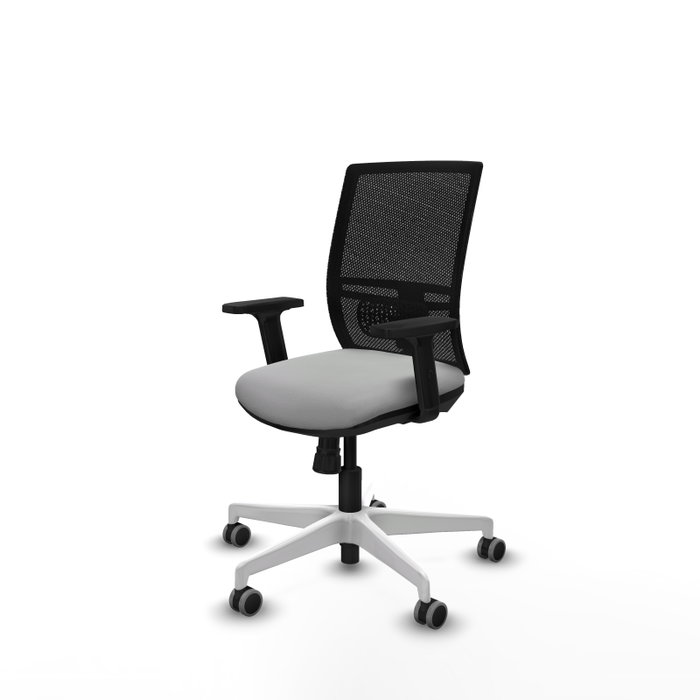 PIQUERAS Y CRESPO Silla de oficina Yunquera Gris claro y Negro PIQUERAS Y CRESPO Silla de oficina Yunquera Gris claro y Negro