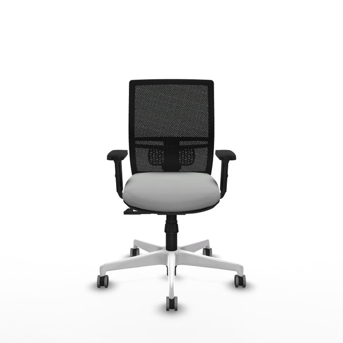 PIQUERAS Y CRESPO Silla de oficina Yunquera Gris claro y Negro PIQUERAS Y CRESPO Silla de oficina Yunquera Gris claro y Negro