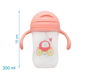KioKids Taza Aprendizaje Step 3 con Asas Rosa 300 mL para Bebés +6 Meses sin BPA