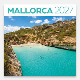 TRIANGLE POSTALS Calendario de pared 2027 Mallorca-1 (Platja) 30x30 cm