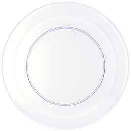 RB Drinks Plato Transparente Diámetro 27 cm (6 Unidades) Libre de BPA Apto Lavavajillas Microondas