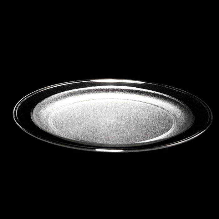 RB Drinks Plato Transparente Diámetro 27 cm (6 Unidades) Libre de BPA Apto Lavavajillas Microondas