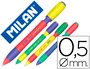 Milan Portaminas SWAY Mix 0,5 mm con Goma Colores Surtidos