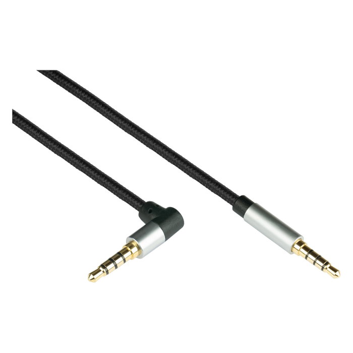 PYTHON Series Cable de jack de 3,5 mm de 4 polos, 1,5 m