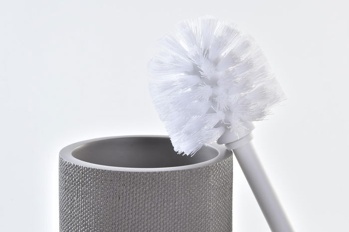 DKD Home Decor Escobillero Gris Negro Resina Caucho 10.3 x 38 x 10.3 cm (4 Unidades)