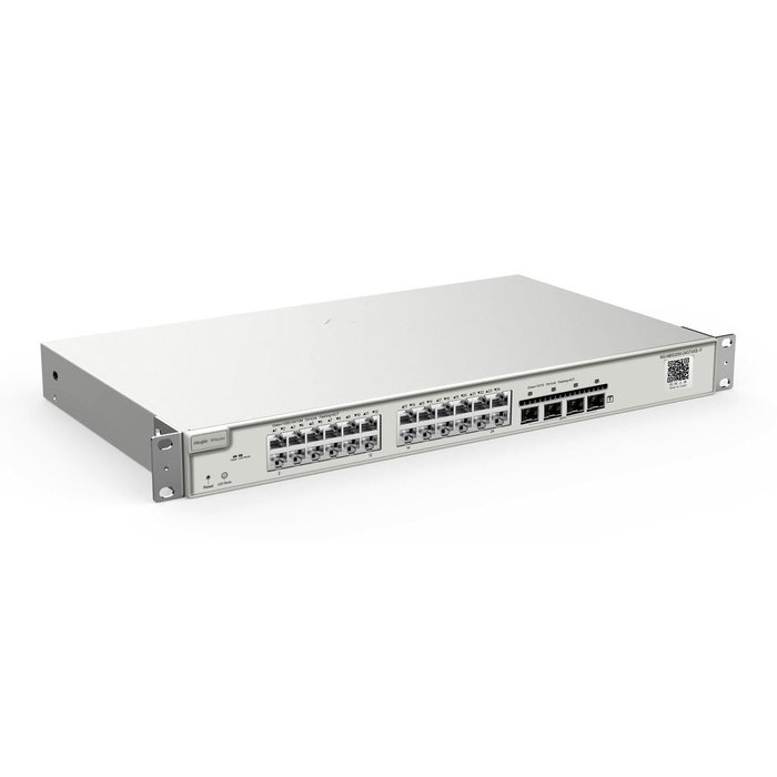 Ruijie Networks RG-NBS3200-24GT4XS Switch Gestionado L2, 24 Puertos Gigabit y 4 SFP+ 10G, Gris Ruijie Networks RG-NBS3200-24GT4XS Switch Gestionado L2, 24 Puertos Gigabit y 4 SFP+ 10G, Gris
