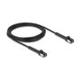 DeLOCK Cable de red RJ45 Slim Cat.6A U/FTP 3 m Negro