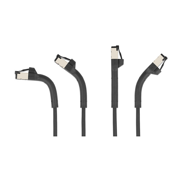 DeLOCK Cable de red RJ45 Slim Cat.6A U/FTP 3 m Negro