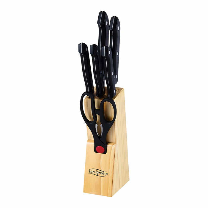 San Ignacio Juego de Cuchillos Dresde 7 Piezas con Bloque Tacoma San Ignacio Juego de Cuchillos Dresde 7 Piezas con Bloque Tacoma