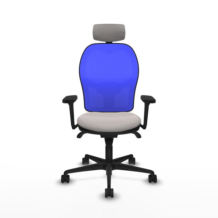PIQUERAS Y CRESPO Silla de oficina Jorquera Blanco y Azul