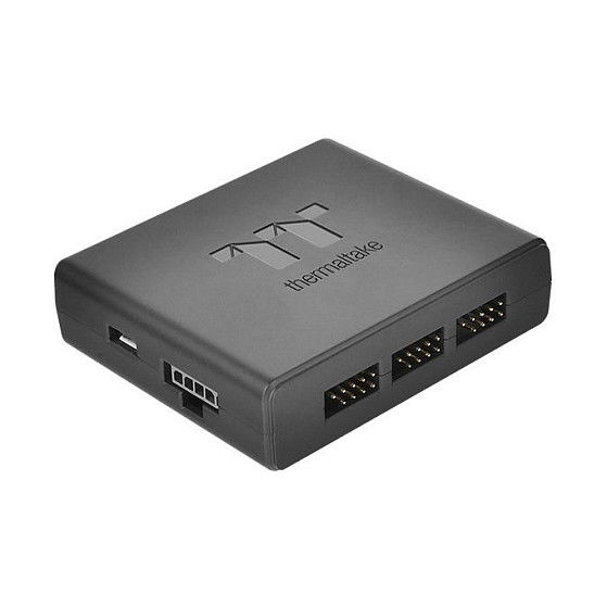 Thermaltake CL-F076-PL12SW-A Kit 3x Ventiladores Riing Plus 12 RGB de 120mm