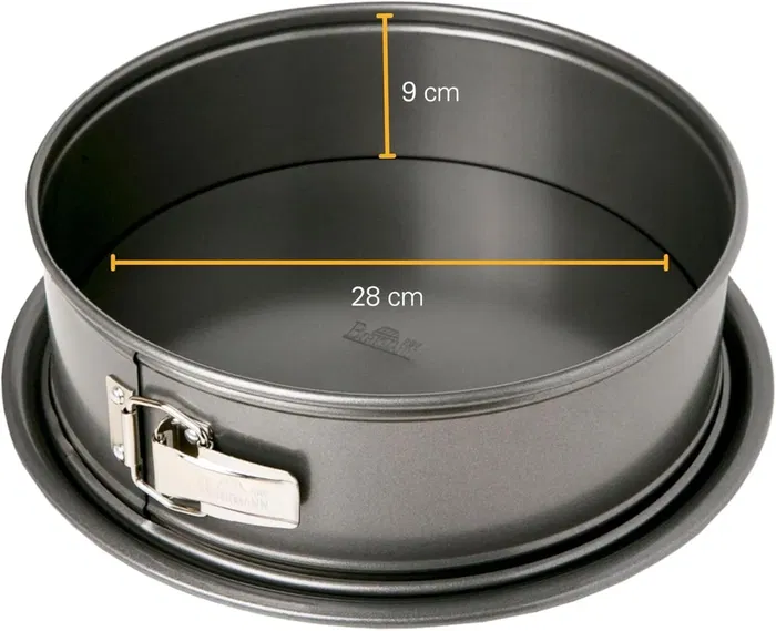 Birkmann Molde para hornear con base desmontable Antiadherente Acero al carbono 28 x 28 x 9 cm