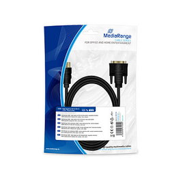 MEDIARANGE Cable de señal MRCS185 HDMI/DVI de 2 m