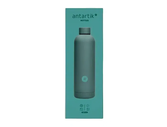 Antartik Botella Portalíquidos Isotérmica de Acero Inoxidable Libre de BPA, Turquesa, 500 ml Antartik Botella Portalíquidos Isotérmica de Acero Inoxidable Libre de BPA, Turquesa, 500 ml