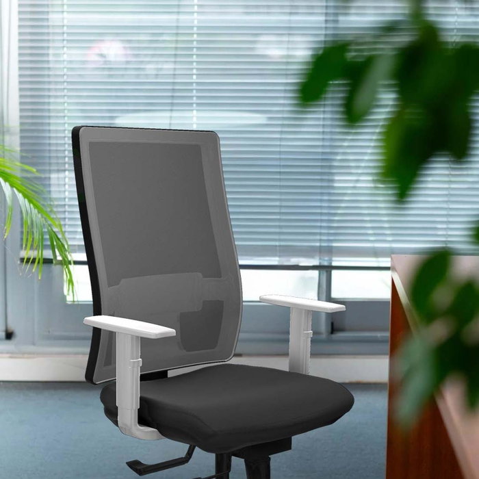 PIQUERAS Y CRESPO Silla de oficina Horna Marrón y Blanco