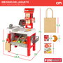 FUNMART Supermercado de juguete con accesorios, luz y sonidos