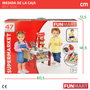 FUNMART Supermercado de juguete con accesorios, luz y sonidos