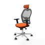 PIQUERAS Y CRESPO Silla de oficina Jorquera Naranja y Gris