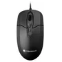 Dynabook U60 Ratón óptico con cable 1200 DPI Negro