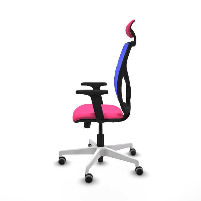 PIQUERAS Y CRESPO Silla de oficina Motilla con mecanismo Sincro/Traslack, Rosa y Azul PIQUERAS Y CRESPO Silla de oficina Motilla con mecanismo Sincro/Traslack, Rosa y Azul