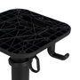Ixia Patas para Mesa Plegable Negro Aluminio