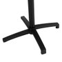 Ixia Patas para Mesa Plegable Negro Aluminio