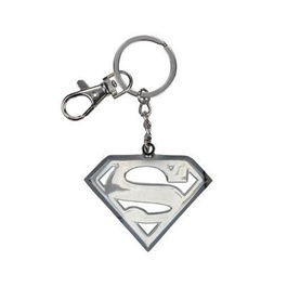 DC Comics Llavero Mosquetón con Logo Clásico de Superman - Accesorio Oficial de Colección