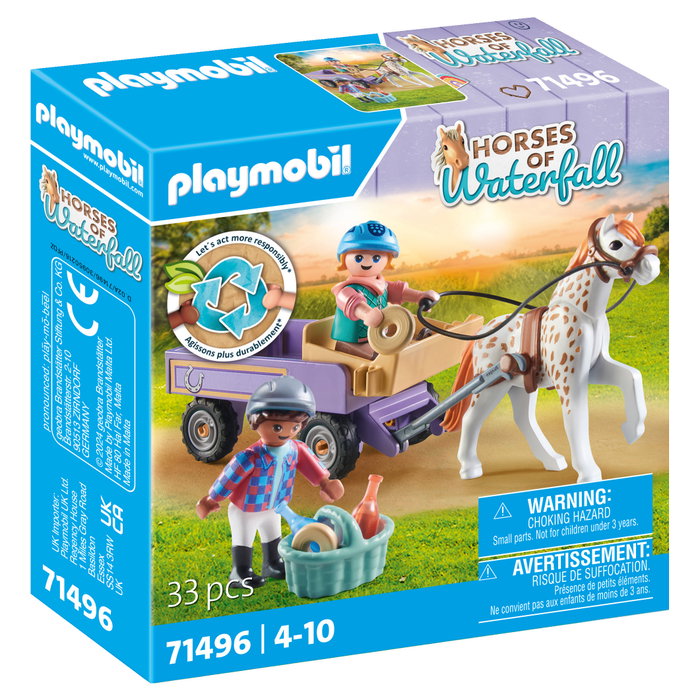 Playmobil Horses of Waterfall 71496 - Ponykutsche, Multicolor, Plástico, 33 piezas Playmobil Horses of Waterfall 71496 - Ponykutsche, Multicolor, Plástico, 33 piezas