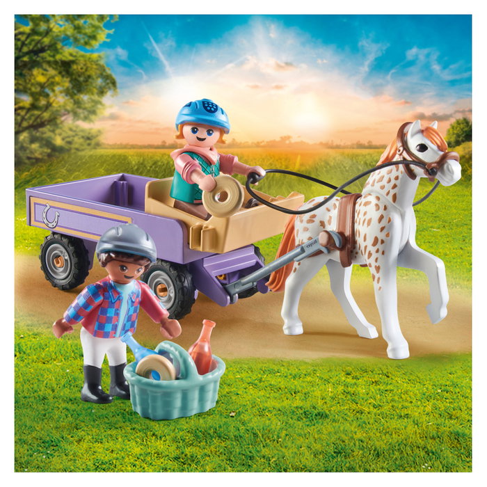 Playmobil Horses of Waterfall 71496 - Ponykutsche, Multicolor, Plástico, 33 piezas Playmobil Horses of Waterfall 71496 - Ponykutsche, Multicolor, Plástico, 33 piezas