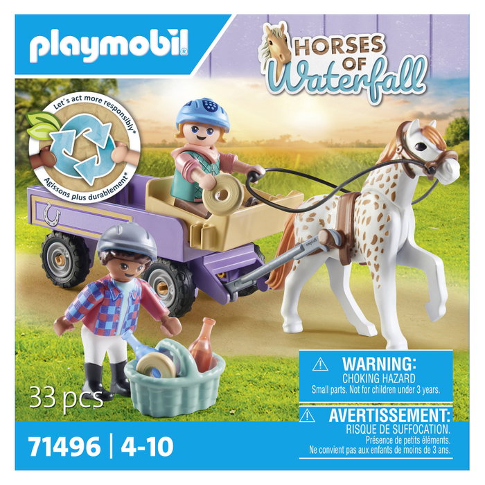 Playmobil Horses of Waterfall 71496 - Ponykutsche, Multicolor, Plástico, 33 piezas Playmobil Horses of Waterfall 71496 - Ponykutsche, Multicolor, Plástico, 33 piezas