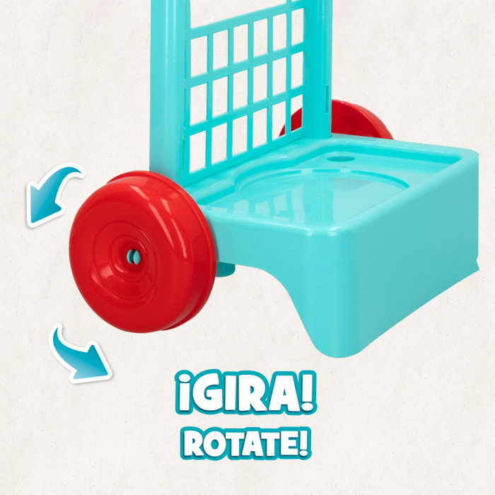 CB Toys Carrito de limpieza My Home Colors
