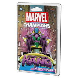 Marvel Champions Expansión Antiguo y Futuro Kang Juego de Cartas Expansión de escenario para Marvel Champions (73 cartas)