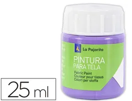 La Pajarita Pintura para Tela Lila 25 ml