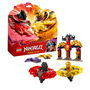 Lego Ninjago Pack Combate Spinjitzu del Dragón 71826 con 2 Minifiguras y Spinners para Niños +6 Años