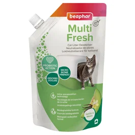 Beaphar Multifresh Neutraliza Olor Arena para Gatos con Fragancia Melón Vainilla, 400 gr